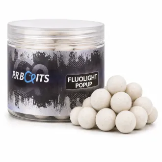 P.R. Baits Fluolight Pop Ups White 16 mm