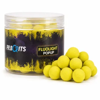 P.R. Baits Fluolight Pop Ups Yellow 16 mm