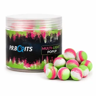 P.R. Baits Multi-Light Pop Ups Pink/White/Green 16 mm