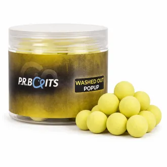 P.R. Baits Washed Out Pop Ups Yellow 16 mm