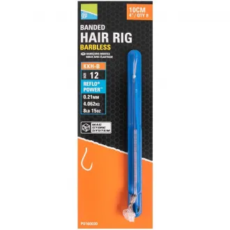 Preston Banded Hair Rig KKH-B 10 cm 0,21 mm 12