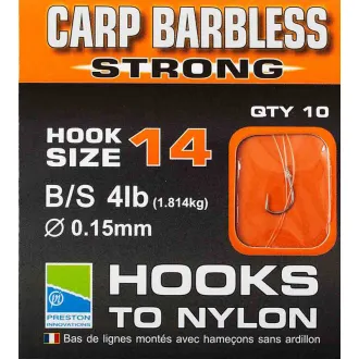 Preston Carp Barbless Strong 16