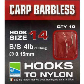 Preston Carp Barbless 12