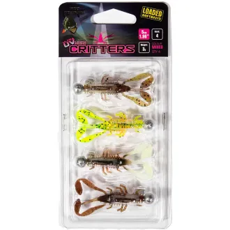 FOX Rage UV Micro Critter 5 cm Mixed Pack Loaded