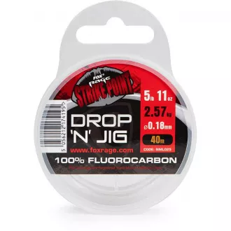 FOX Rage Strike Point Drop N Jig Fluoro 40 m 0,18 mm 5,67 lb