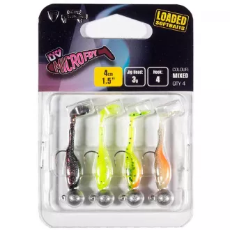 FOX Rage UV Micro Fry 4 cm Mixed Pack Loaded