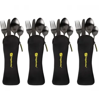 RidgeMonkey DLX Cutlery Set Four Pack