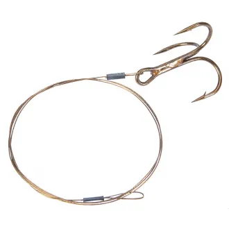 Sänger 1x7 Stahlvorfach mit Drilling 50 cm 12 kg Gr.1