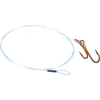 Sänger Fluorocarbon Rig mit Ryderhaken 55 cm 0,30 mm Gr.4