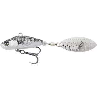 Savage Gear 3D Sticklebait Tailspin Sinking 6,5 cm 9 g Black Silver