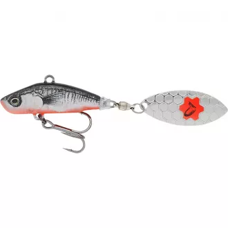 Savage Gear 3D Sticklebait Tailspin 8 cm 18 g Black Red