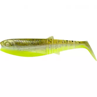 Savage Gear Cannibal Shad 10 cm Green Pearl Yellow 1 Stück