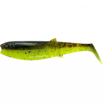 Savage Gear Cannibal Shad 8 cm Chartreuse Pumpkin 1 Stück