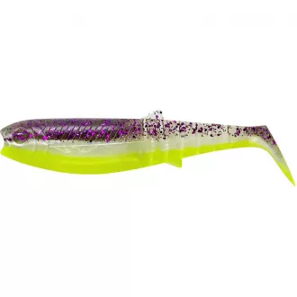 Savage Gear Cannibal Shad 8 cm Purple Glitter Bomb 1 Stück