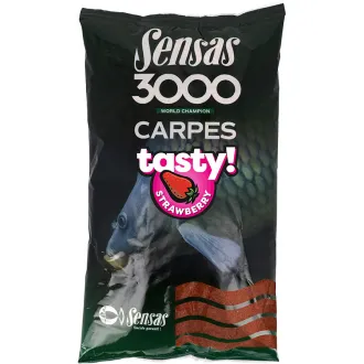 Sensas 3000 Carp Tasty Strawberry 1 kg