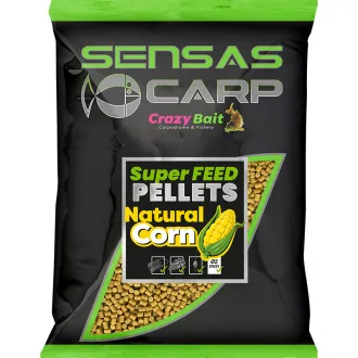 Sensas Carp Super Feed Pellets 2 mm 650 g Natural Corn
