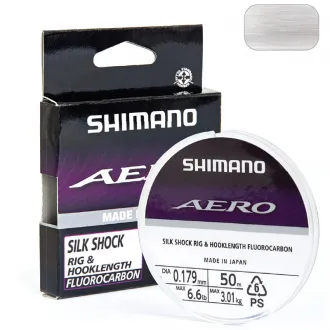 Shimano Aero Silk Shock Fluoro Rig/Hooklength 50 m 0,104 mm 1,10 kg