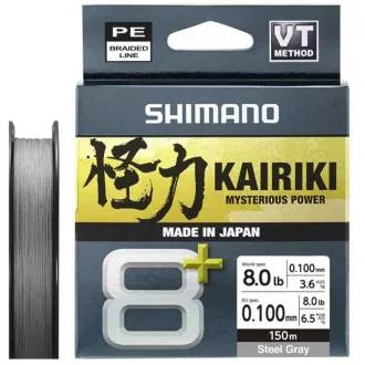 Shimano Kairiki 8+ Steel Grey 150 m 0,10 mm 6,5 kg