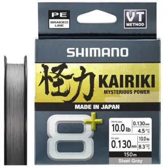 Shimano Kairiki 8+ Steel Grey 150 m 0,13 mm 8,3 kg