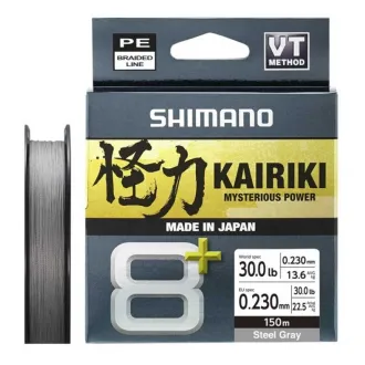 Shimano Kairiki 8+ Steel Grey 150 m 0,23 mm 22,5 kg