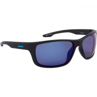 Shimano Eyewear Antares Matte Black & Blue Mirror