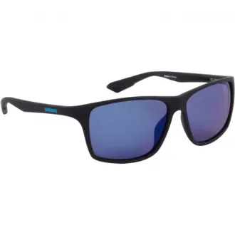 Shimano Eyewear Matte Black & Blue Mirror