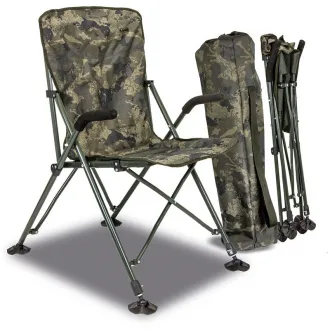 Solar Undercover Camo Foldable Easy Chair High