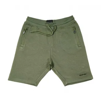Sonik Green Fleece Shorts