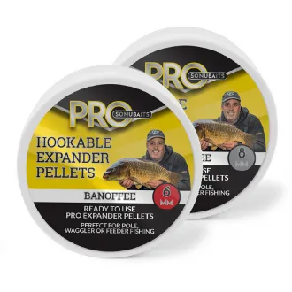 Sonubaits Hookable Pro Expander Pellets Banoffee 6 mm