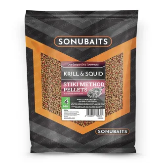 Sonubaits Stiki Krill & Squid Method Pellets 650 g 4 mm