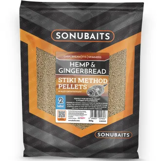 Sonubaits Stiki Pellets Hemp & Gingerbread 650 g 2 mm