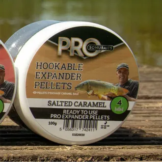 Sonubaits Hookable Expander Pellets 100 g Salted Caramel 4 mm