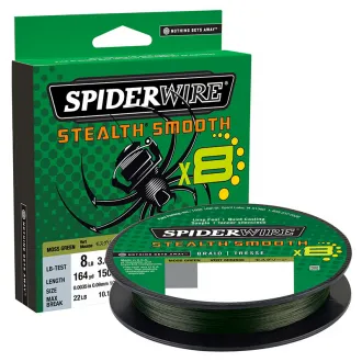SpiderWire Stealth Smooth 8 Moss Green 150 m - 0,09 mm - 7,5 kg