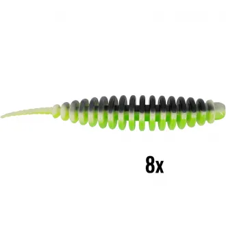 Spro Trout Master Master Worm 65 mm Black Chartreuse