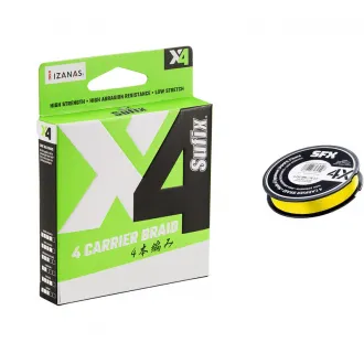 Sufix X4 Braid Hi Vis Yellow 150 m 0,205 mm 11,5 kg