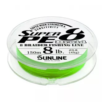 Sunline Super PE 8 Braid Hellgrün 15 lb - 6,8 kg - 150 m