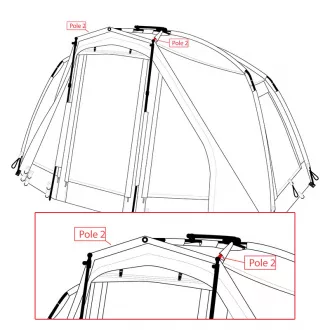 Trakker Tempest Advanced 100 Bivvy Pole 2
