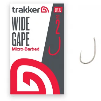 Trakker Wide Gape Hooks Micro Barbed Size 2
