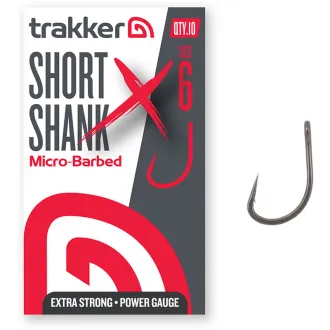Trakker Short Shank XS Hooks Micro Barbed Size 6