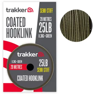 Trakker Semi Stiff Coated Hooklink 25 lb 11,3 kg 20 m
