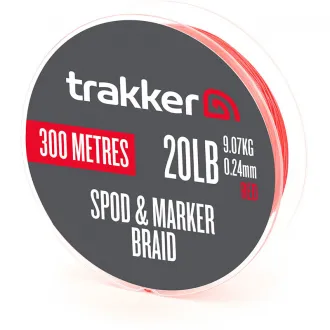Trakker Spod & Marker Braid Red 20 lb 9,07 kg 0,24 mm 300 m