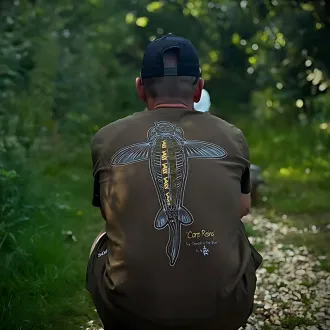 Vass Carp Rising T-Shirt Khaki Edition