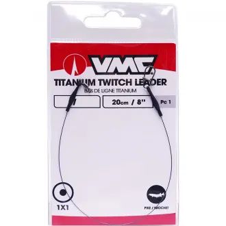 VMC Titanium Twitch Leader 1x1 20 cm 3 kg
