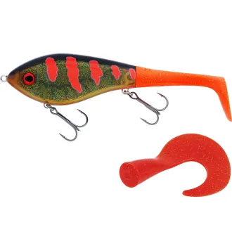 Westin Swim Tail 10 cm 34 g 3d Motoroil Blood