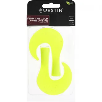 Westin Swim Tail 12 cm Spare Curltail Fluo Yellow 2 Stk