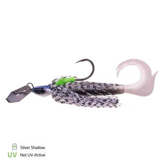 Zeck Fishing Bladed Cat Jig 30 g S-Blade Silver Shadow