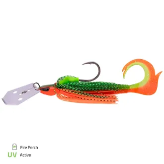 Zeck Fishing Bladed Cat Jig 30 g XL-Blade Fire Perch