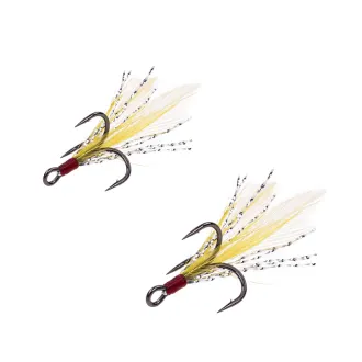 Zeck Fishing Feathered Predator Treble #8 Yellow