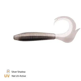 Zeck Fishing Drag-Tail 12 cm Silver Shadow 3 Stück