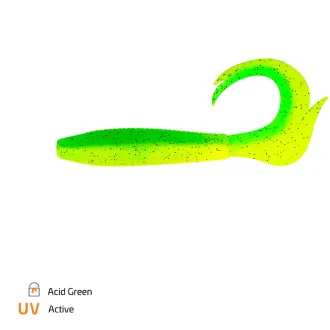 Zeck Fishing Drag-Tail 12 cm Acid Green 3 Stück